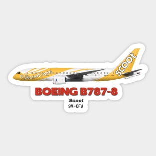 Boeing B787-8 - Scoot Sticker